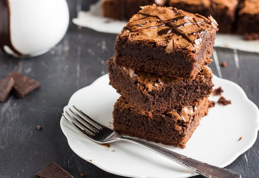 Delicioso brownie sin azúcar