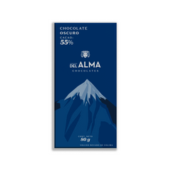 Tableta de Chocolate Oscuro 55% Cacao 80gr