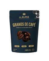Café cubierto con Chocolate Oscuro. Bolsa 150g