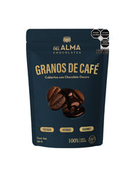 Café cubierto con Chocolate Oscuro. Bolsa 150g