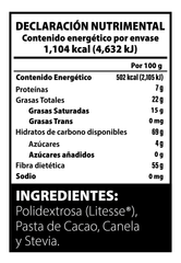 Chocolate para mesa Rey Amargo Edición Stevia