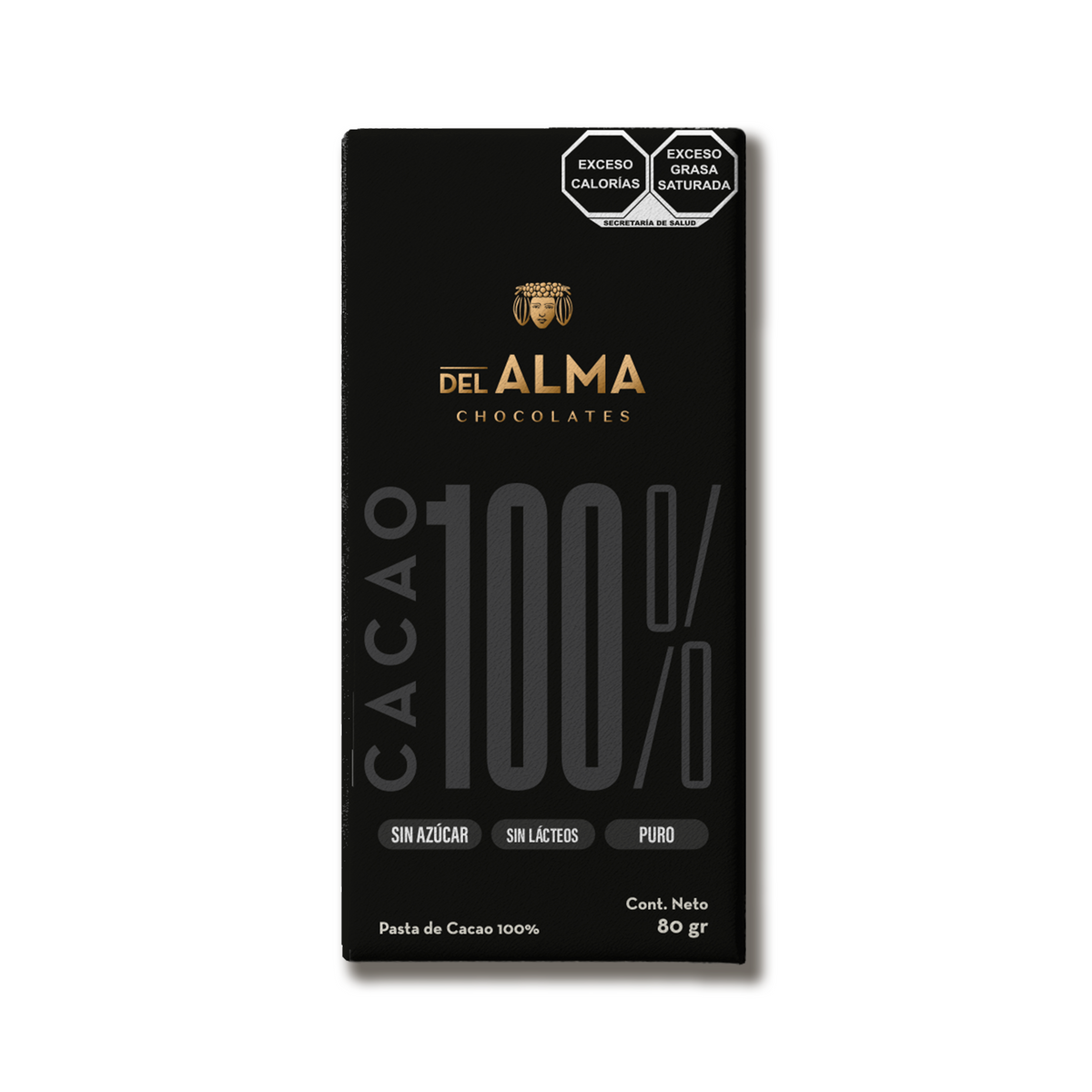 Tableta 100% Cacao. 80g