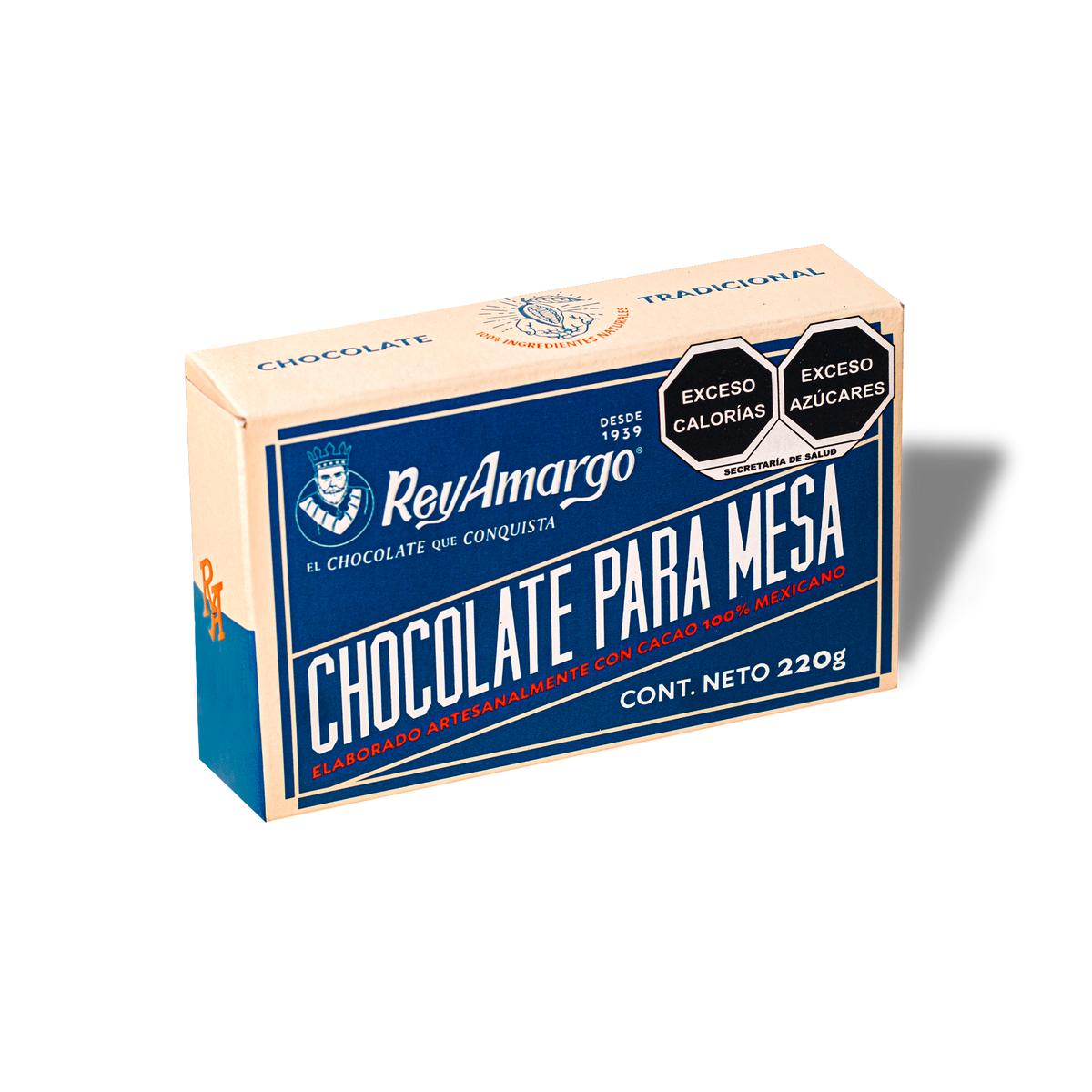 Chocolate para mesa Rey Amargo Tradicional 220g