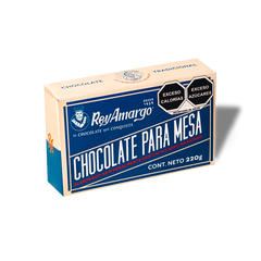 Chocolate para mesa Rey Amargo Tradicional 220g
