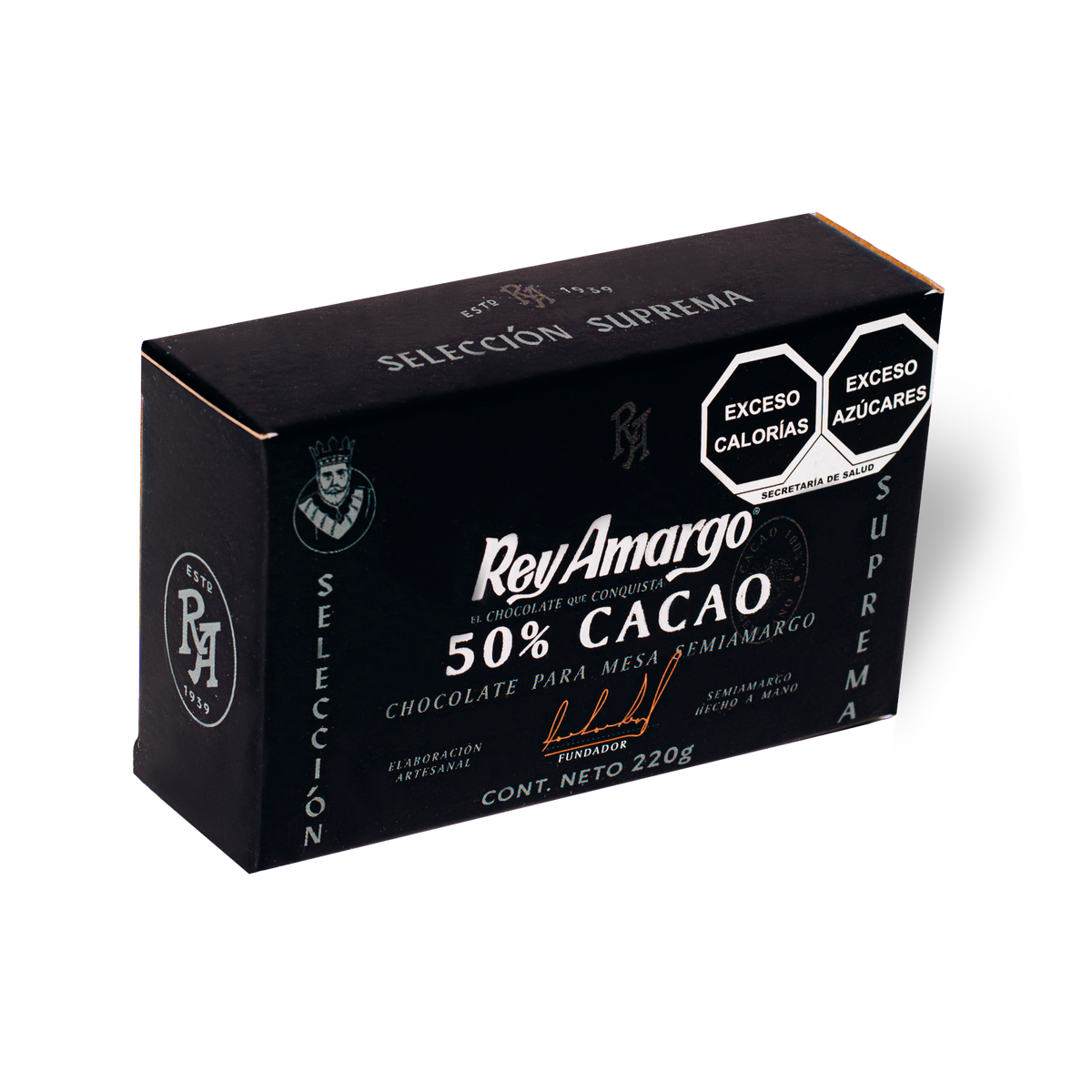 Chocolate para mesa Rey Amargo Selección Suprema 50% Cacao