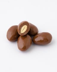 Almendras cubiertas con Chocolate con Leche. Bolsa 150g