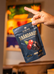 Arándanos cubiertos con Chocolate Oscuro. Bolsa 150g
