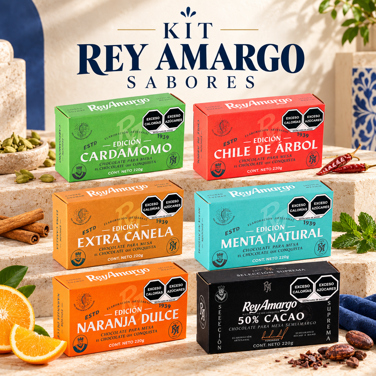 Kit "Rey Amargo Sabores"