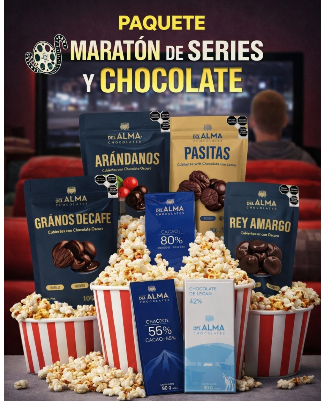 Kit "Maratón de Series y Chocolate"