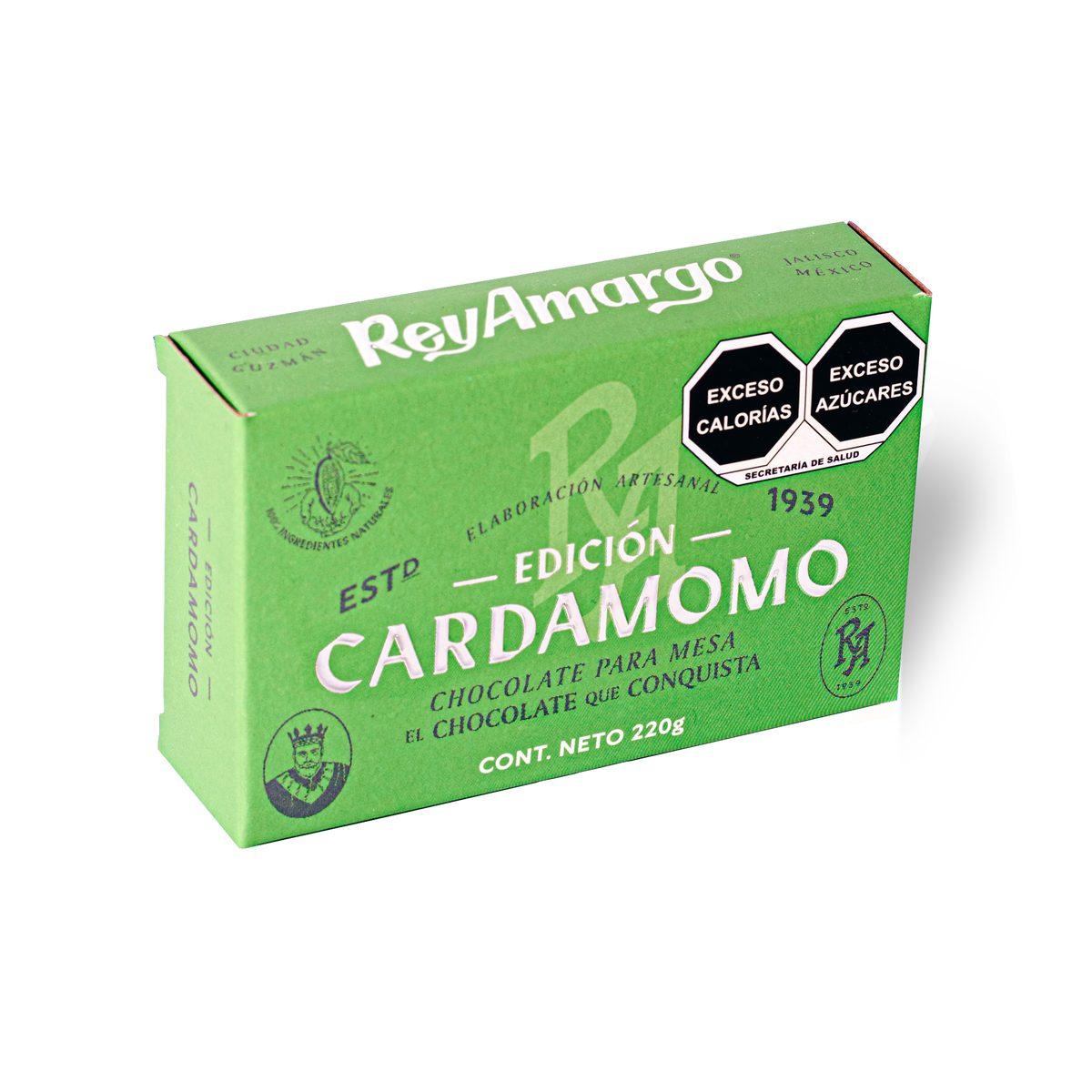 Chocolate para mesa Rey Amargo Edición Cardamomo